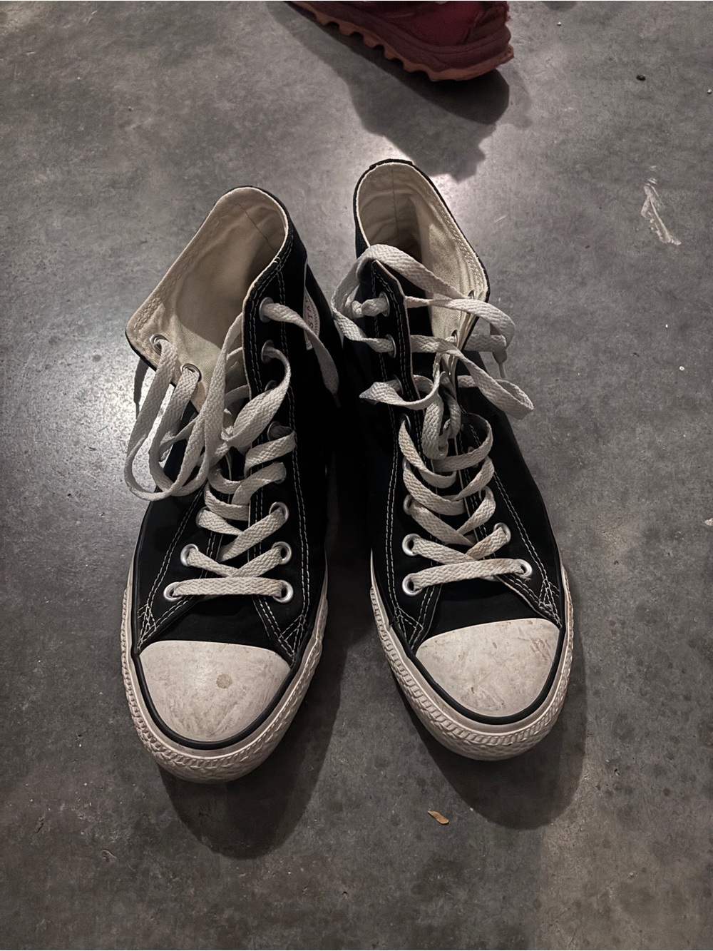 Converse Black and White High-Top Sneakers